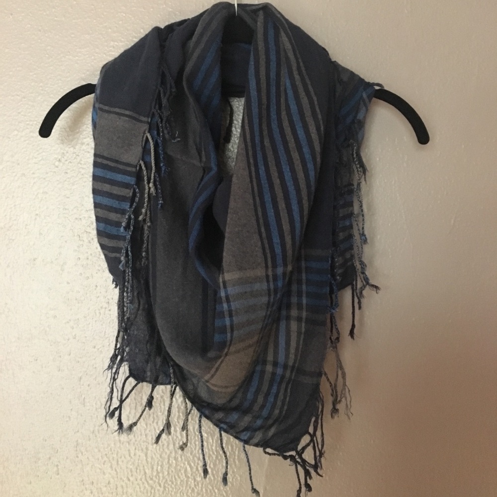 Blue Sherpa Scarf